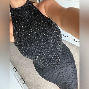 Laurence Kazan Vintage 1990’s Beaded Gown